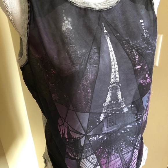 Guess sheer Eiffel Tower tank - Picture 2 of 7